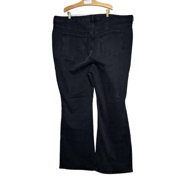 Old Navy Higher High-Rise Flare Secret-Smooth Pockets Women’s Black Jeans 24 - Picture 2 of 6